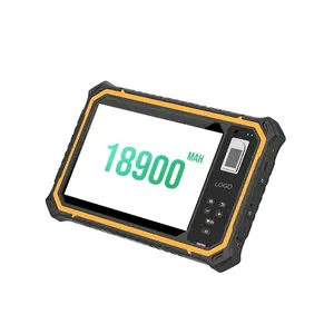 OEM T80 8 + 128g 18900mAh 8 pulgadas Android 13,0 pantalla Industrial PC dispositivo biométrico 4G WiFi tabletas de huellas dactilares resistentes computadora