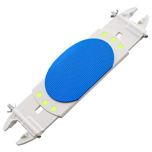 Adjustable Plastic Foot Mat Oval Blue 22-34Cm For Bunk Bed Stairs Home Use - Product Image 1