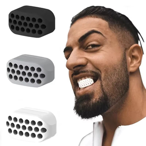 Chất lượng tốt mạnh mẽ hàm huấn luyện viên mặt cổ cơ jawline Exerciser cấp thực phẩm Silicone hàm Exerciser - Product Image 1