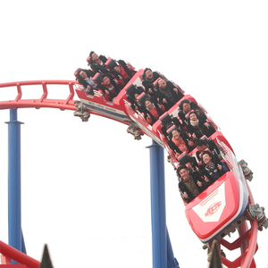 Parque de atracciones al aire libre parque comercial montaña rusa de acero paseo con garantía de 3 años para la venta - Product Image 3