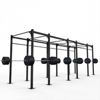 Conception personnalisée en usine de l'équipement de plein air Cross Training Fitness Rig Gym Rack CF Rig cadre d'escalade avec barres de traction