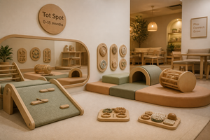 Aire de jeux intérieure en bois sur mesure, aire de jeux pour enfants, aire de jeux d'aventure, équipement de jeux <span class=keywords><strong>commercial</strong></span> - Product Image 3