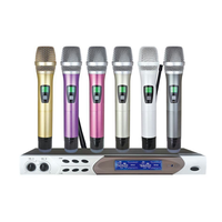 Nouvel Arrivage Système de Microphone Sans Fil Portable Professionnel UHF 8/6/4/2 Canaux – Kit Micro Karaoké pour Spectacles Scéniques