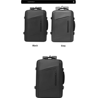 Bolsa de Viaje Expandible Impermeable con Carga USB para Negocios, Apta para Laptop de 14 Pulgadas, Gran Capacidad, Mochila Multicapa para Computadora