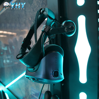 Écran interactif commercial de 65 pouces parc à thème VR en direct machine Vr support de jeu d'arcade plate-forme de marche Vr