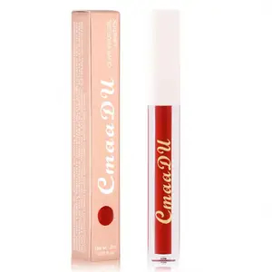 New own brand CmaaDu 8-color lipstick olive cream bright light moisturizing non-stick lip gloss