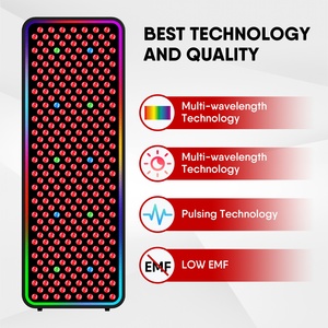 แผงไฟ LED บำบัด460 530/600/630/660/670/810/830/850/1060 /nm แบบมีขาตั้ง1500แผงไฟสีแดง wat - Product Image 4