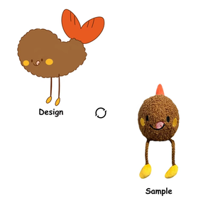 Présentateur de télévision personnalisé peluche mascotte télévision Facture poupée peluches peluche jouet pour enfants - Product Image 2