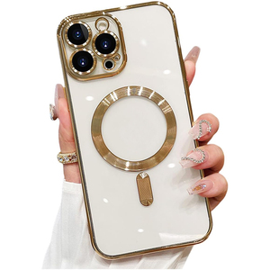 Funda de teléfono móvil magnética galvanizada al <span class=keywords><strong>mejor</strong></span> <span class=keywords><strong>precio</strong></span> para iPhone 16 15 14 13 12 11 Pro Max, funda para <span class=keywords><strong>Samsung</strong></span> <span class=keywords><strong>S22</strong></span> S23 S24 S25 Ultra - Product Image 4