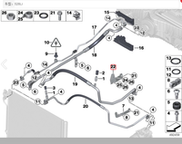 Kit de réparation de support de climatisation de haute qualité noir 64539483083 pour BMW N20 F18