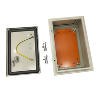 Boîte de distribution extérieure ZCEBOX, étanche, en acier inoxydable avec revêtement en poudre, ABS, PC, métal, niveau de protection IP65