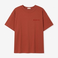 T-shirt en coton biologique de luxe, impression DTG personnalisée, broderie, OEM, marque privée, écologique, t-shirt homme surdimensionné