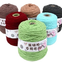 Wholesale Price 2mm Thickness 5ply Dyed Acrylic Blended Tufting Yarn 550g/cone for Rug and Carpet