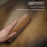 Grattoir à sueur pour chevaux en bois massif, outil de bain, d'entretien et de nettoyage pour l'écurie, les équipements équestres et les fournitures d'équitation