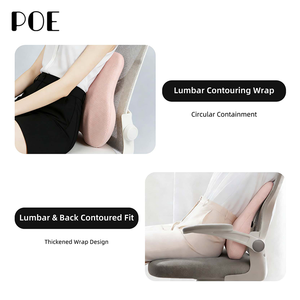 Cuscino Ergonomico di Alta Qualità <span class=keywords><strong>per</strong></span> Sedile da Ufficio con Supporto Lombare in Memory Foam <span class=keywords><strong>per</strong></span> Alleviare il Dolore alla Schiena - Product Image 2