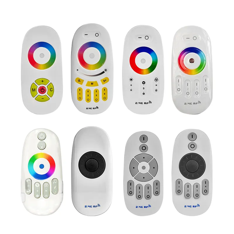 Mini RF Wireless LED Touch Remote Controller Plastic Enclosure RGB Dimmer Controller Shell For Single Color Light Strip