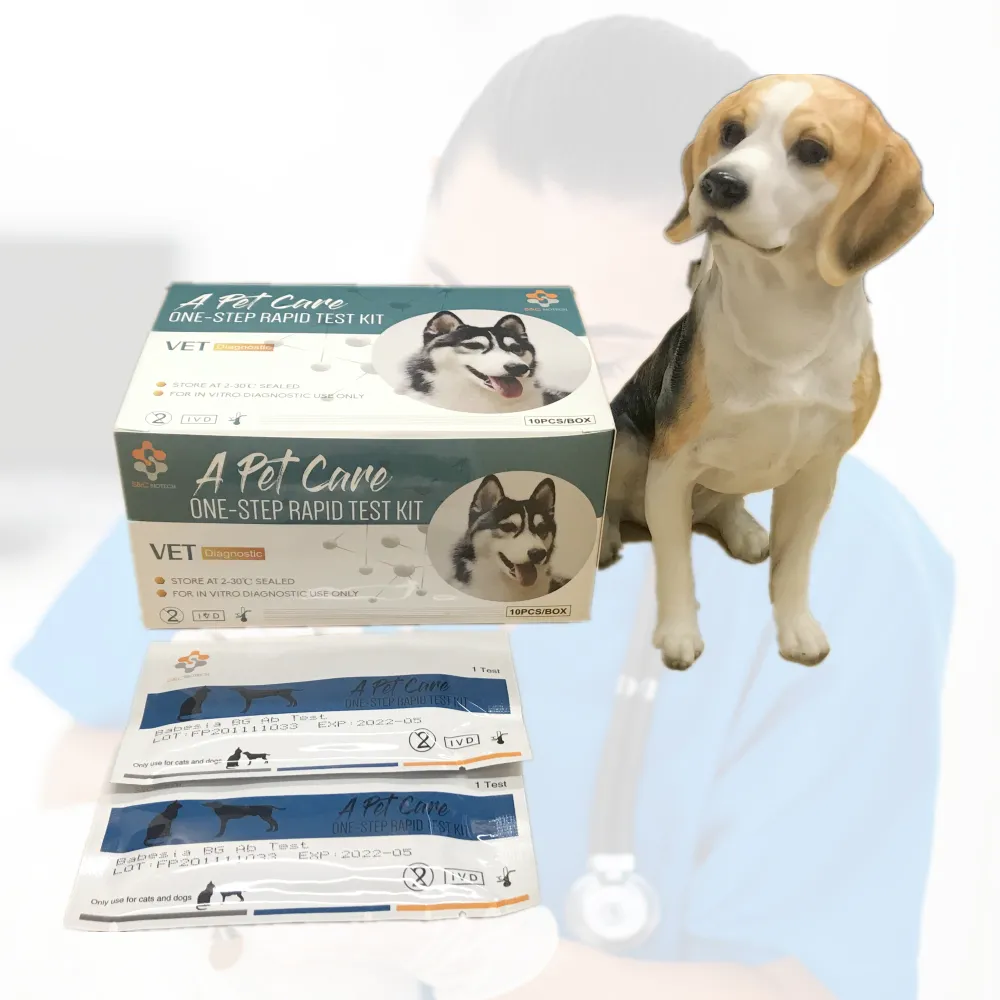 पशु चिकित्सा रैपिड टेस्ट किट कैनाइन हेपेटाइटिस परीक्षण पशु चिकित्सा आईसीएच कुत्ते रोग परीक्षण