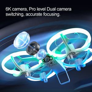 Avion télécommandé 4DRC V33 à flux optique, vol stationnaire, transmission d'images WiFi, enregistrement vidéo, avec lumières LED et caméra FPV - Product Image 3