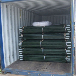 Trang trại Mỹ 6 ft t hàng rào bài dây thép gai mạ kẽm sắt kim loại màu xanh lá cây t bài - Product Image 5