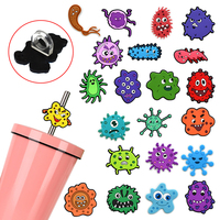 Accessoires de cuisine authentiques Nouveaux produits 2025 Diy Verres réutilisables Cadeau pour enfants Accessoires de bar Cute Straw Topper Charms