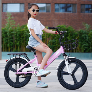 Klappfahrrad mit Doppel-V-Bremse, Dropshipping, für Kinder im Grundschulalter, Mädchen von 6-14 Jahren, 18-20-22 Zoll - Product Image 3