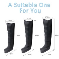 6 Chambre Athlète Massage Air Compression Reboot Dispositif de Drainage Lymphatique Compression Récupération Pressothérapie Bottes