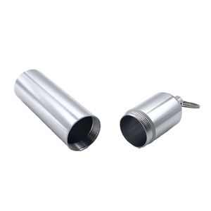 กล่องใส่ยาเม็ดขนาดเล็กคุณภาพสูง ทำจากอะลูมิเนียม พร้อมพวงกุญแจ - Product Image 3