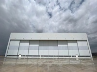 Hangar Prefabricado de Fácil Montaje, Resistente al Viento, para Almacenamiento de Aviones, Certificado EN1090