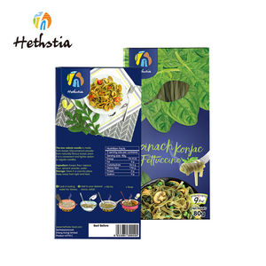 Venta caliente Konjac Fettuccine Fideos Custom Low Carb Comida instantánea sin azúcar <span class=keywords><strong>Konnyaku</strong></span> Halal Shirataki Fideos - Product Image 6