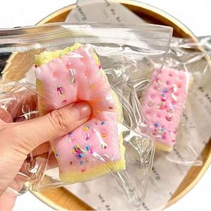 Slow Rebound Squishy Rubber Snack Soft Sensory Squeeze Toy Anxiety Relief Stress Management Office Desk Party Fun for Girls - Product Image 1