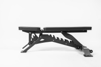 Banc de musculation pliable et réglable avec support - Équipement de fitness en métal pour la musculation et l'entraînement en salle