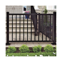 Accessoires de balustrade en aluminium pour piscine, escalier et garde-corps, designs modernes en fer doré pour escaliers, garde-corps en aluminium