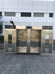 SHINEHO 128 Bandejas 4 Carros Sala de fermentación Equipo de panadería 128-Bandeja 4-Trolley Pan <span class=keywords><strong>Proofer</strong></span> para un aumento eficiente de la masa - Product Image 3