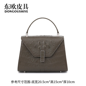 Bolso de Mano de Diseñador, Carteras para Mujer, Bolsas Femeninas, Piel de Cocodrilo, Piel Genuina, Bolso Cruzado para Mujer - Product Image 6