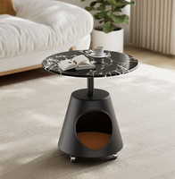Petite table d'appoint mobile, table basse durable et stable