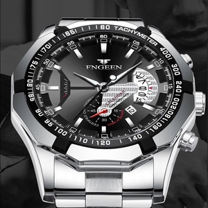 Montres à quartz FNGEEN S001 Nouveau <span class=keywords><strong>concept</strong></span> Mode décontractée Montre sport pour homme Montre-bracelet étanche Luxe Montre homme Relogio Masculino - Product Image 4