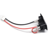 Prise de panneau d'alimentation CA IEC320 C13 C14 10A 250V pour PDU UPS, prise de câblage, prise de raccordement, noire