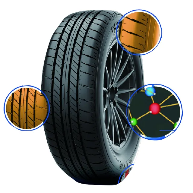 Pneu de voiture DOUBLE KING 205 60R15 205/60R15 20/ 60/15 roues de voiture sans chambre à air