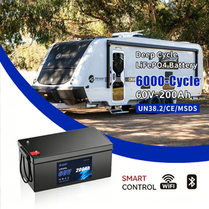 Baterías de Iones de Litio de Ciclo Profundo ADF de 60V 200Ah para Energía Solar y Marina, Batería LiFePO4 de 12V 100ah - Product Image 1