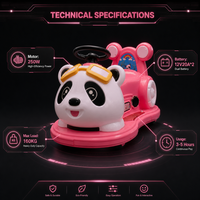 Voiture tamponneuse électrique 24V pour enfants, véhicule de parc d'attractions à batterie, équipement de terrain de jeu parent-enfant, vente en gros