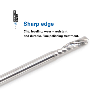 Single Flute Spiral Milling Cutter 3.175mm 4mm 5mm 6mm 8mm <strong>10mm</strong> 12mm CNC End Mill <strong>Router</strong> <strong>Bit</strong> for Acrylic Wood up Cut - Product Image 3