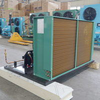 Unité de condensation complète Copeland Scroll ZB15KQE 2HP R404 refroidie par air, double ventilateur, économie d'énergie, pour entrepôt frigorifique de petite taille