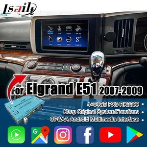 Interface sans fil CarPlay Auto Android pour Nissan Elgrand E51 2008-2009 modèle JDM.. Adaptateur Auto Play avec Mirror <span class=keywords><strong>Link</strong></span> - Product Image 2