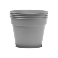 Pots de plantes en plastique durables, écologiques et colorés, respirants, pour la décoration intérieure du salon