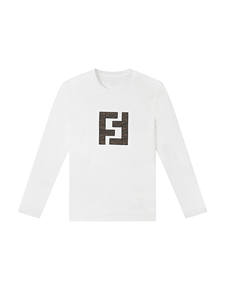 LONFENDE 2025 Otoño, Gran Venta, <span class=keywords><strong>Camiseta</strong></span> Vintage de Uso Diario, Estampado de Moda, Logotipo Clásico, Cuello Redondo, Manga Larga - Product Image 3