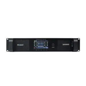 DSP-10Q 4通道1350W 2100W RMS AES/EBU触摸屏面板FIR DSP专业音频放大器
