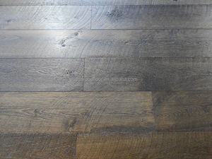 Parquet en bois d'ingénierie <span class=keywords><strong>Chêne</strong></span> européen <span class=keywords><strong>blanc</strong></span> Marque ronde sciée Parquet droit brossé Parquet rustique en bois multicouche - Product Image 6
