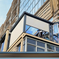 Prix usine électrique motorisé extérieur fenêtre auvent pluie rouleau aveugle parasol porte Patio coupe-vent volets