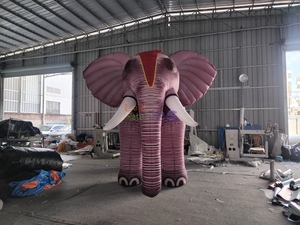 Mascotte gonflable Dumbo Décoration de parade Grand modèle de mascotte d'éléphant gonflable géant pour la décoration - Product Image 6