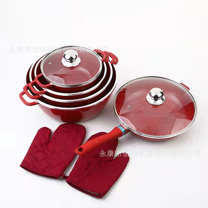 Кухонная кастрюля и Сковорода Из Нержавеющей Стали, 12 шт.